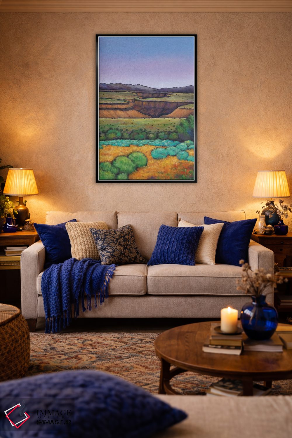 تابلو دکوراتیو دره صحرایی اثر جاناتان هریس - D4B