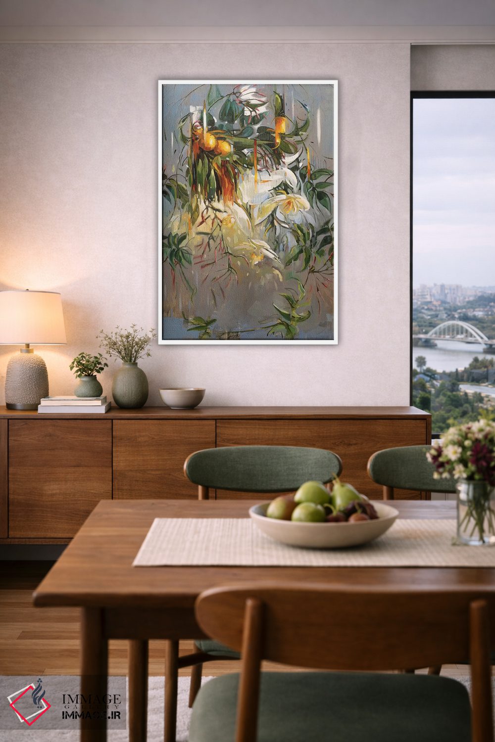 تابلو دکوراتیو مرکبات اثر جانی مورانت - D6W