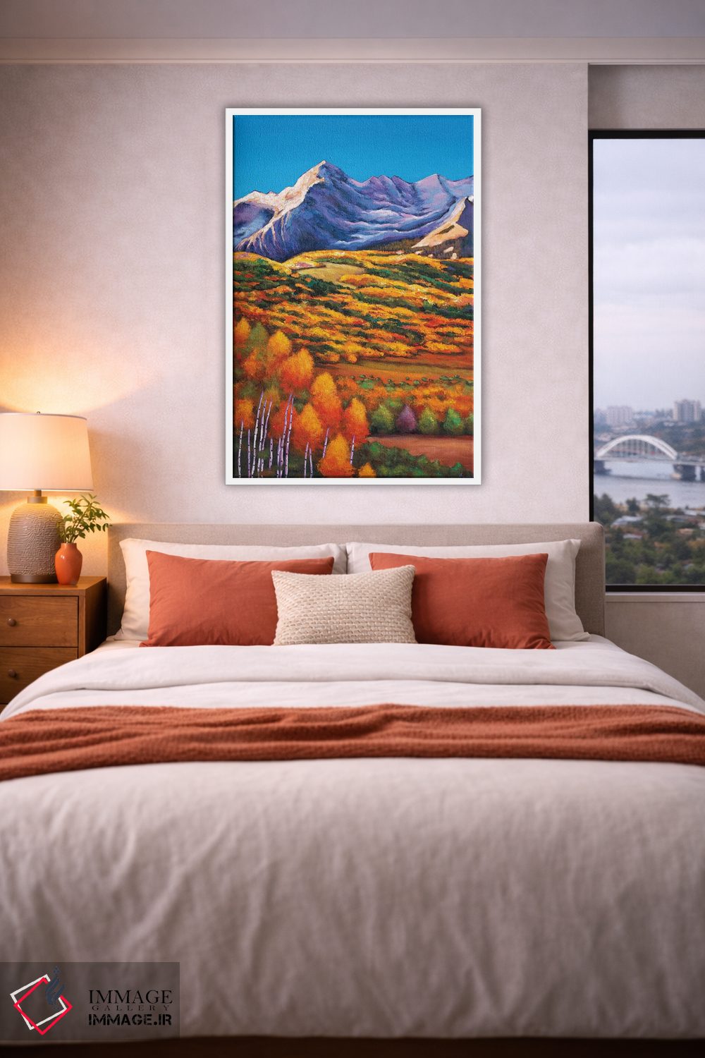 تابلو دکوراتیو اوج کوه های راکی اثر جاناتان هریس - D3W