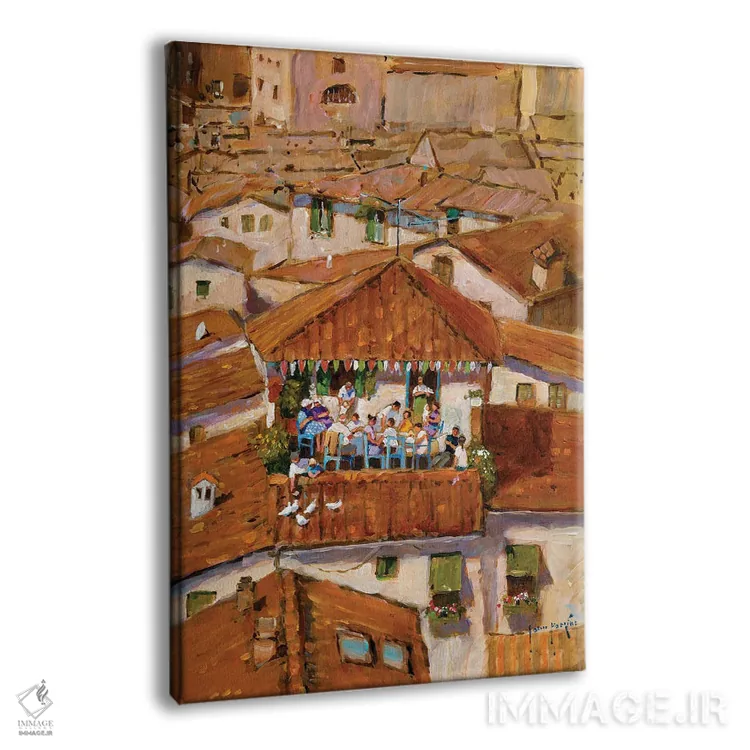 تابلو دکوراتیو جشن ها در توسکانی اثر جان هاسکینز - نمای پرسپکتیو محصول