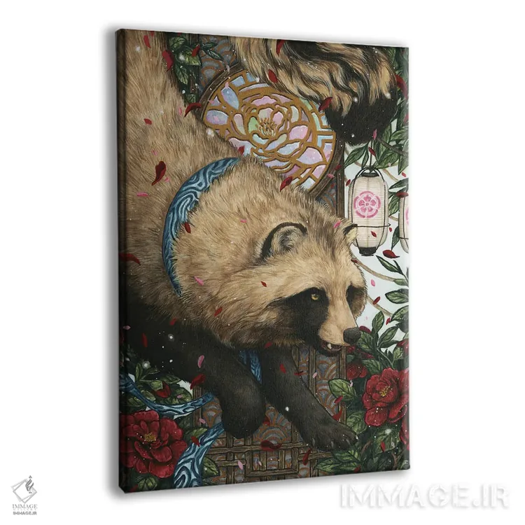 تابلو دکوراتیو تانوکی اثر جونا هیتینن - نمای پرسپکتیو محصول