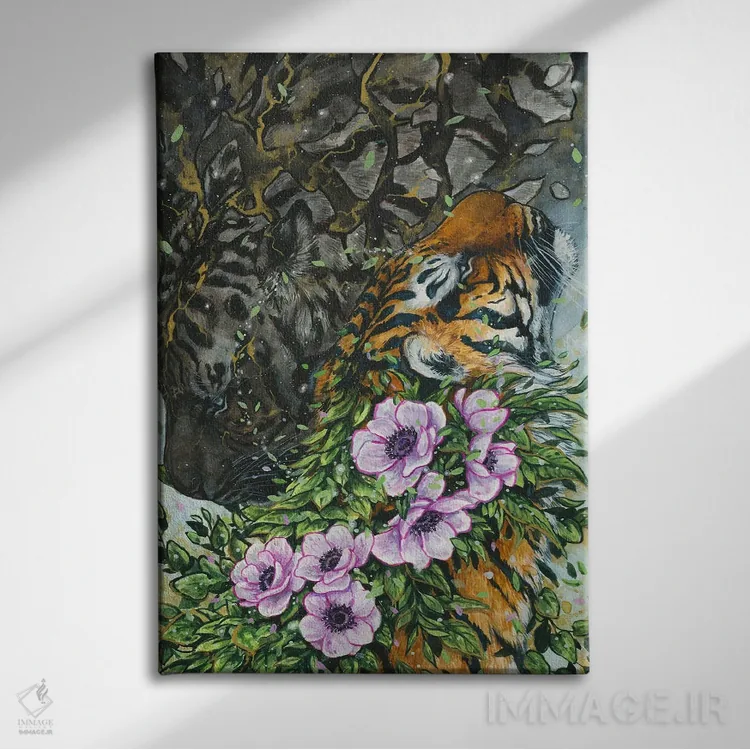 تابلو دکوراتیو تو تنها نیستی اثر جونا هیتینن - نمای روبهرو روی دیوار