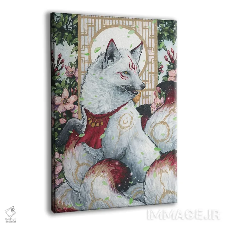 تابلو دکوراتیو کیتسونه ایناری اثر جونا هیتینن - نمای پرسپکتیو محصول