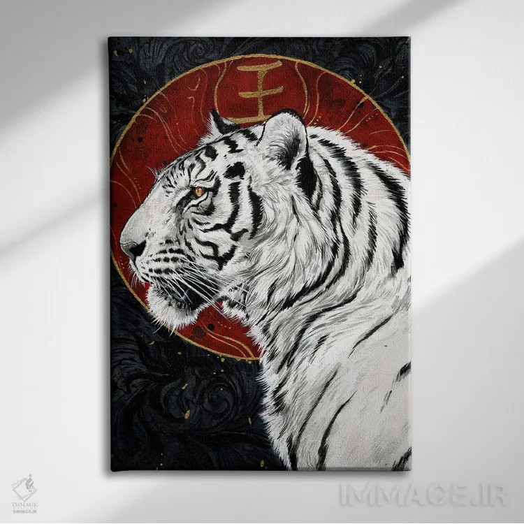 تابلو دکوراتیو بیاکو اثر جونا هیتینن - نمای روبهرو روی دیوار