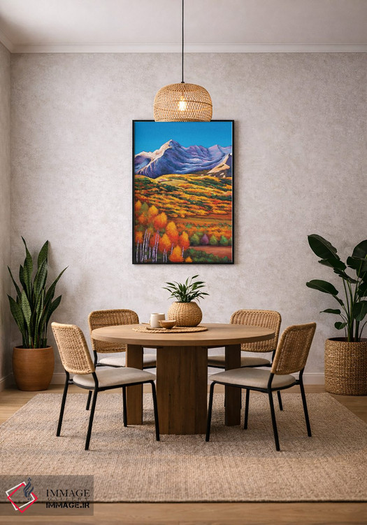 تابلو دکوراتیو اوج کوه های راکی اثر جاناتان هریس - D5B
