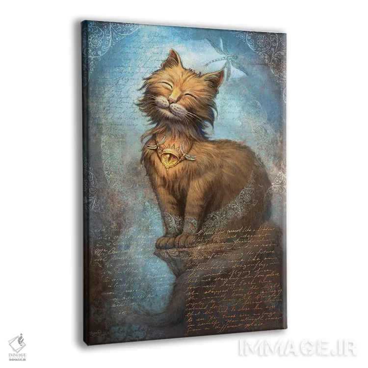 تابلو دکوراتیو چشم های ایمان اثر جف هینی - نمای پرسپکتیو محصول