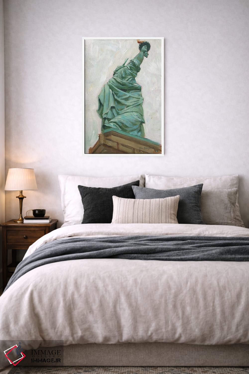 تابلو دکوراتیو بانوی آزادی اثر جان هاسکینز - D5W
