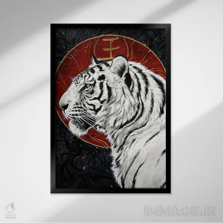 تابلو دکوراتیو بیاکو اثر جونا هیتینن - نمای قابدار مشکی