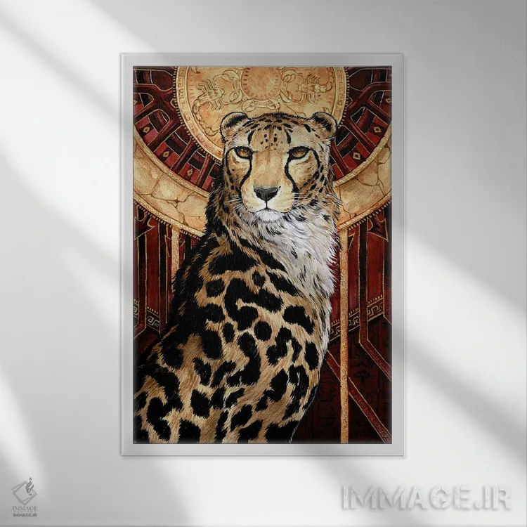 تابلو دکوراتیو مفدت، کشنده مارها اثر جونا هیتینن - نمای قابدار سفید