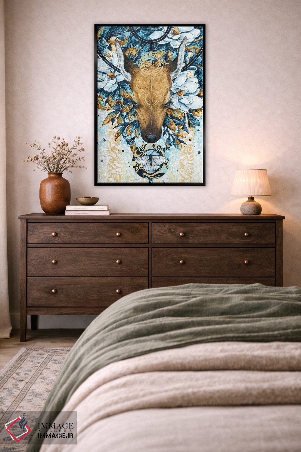 تابلو دکوراتیو تولد دوباره اثر جونا هیتینن - D5B