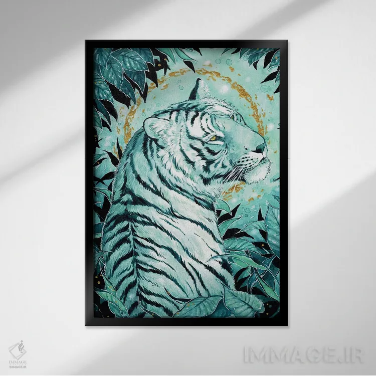 تابلو دکوراتیو آب اثر جونا هیتینن - نمای قابدار مشکی