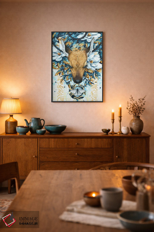 تابلو دکوراتیو تولد دوباره اثر جونا هیتینن - D6B