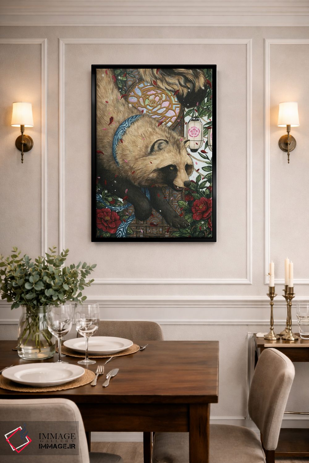 تابلو دکوراتیو تانوکی اثر جونا هیتینن - D2B