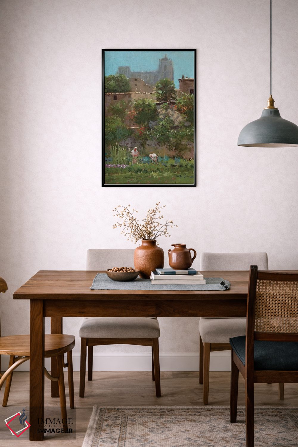 تابلو دکوراتیو باغ های صومعه اثر جان هاسکینز - D5B