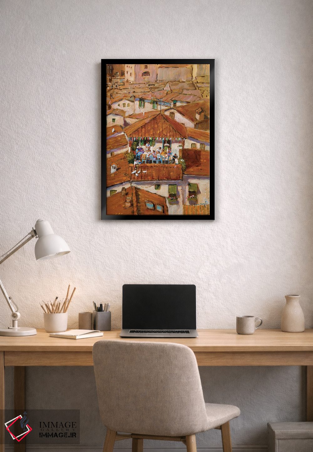 تابلو دکوراتیو جشن ها در توسکانی اثر جان هاسکینز - D2B