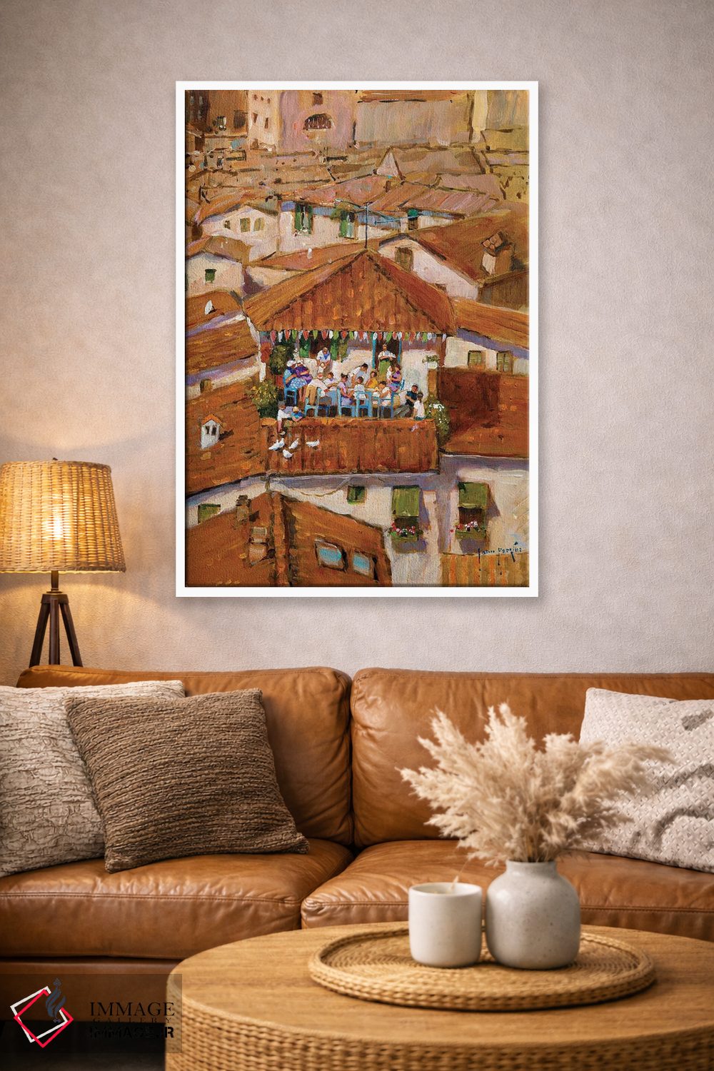 تابلو دکوراتیو جشن ها در توسکانی اثر جان هاسکینز - D3W