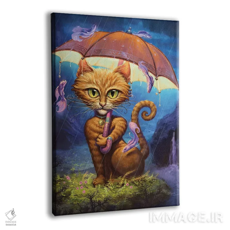 تابلو دکوراتیو آفتاب شخصی اثر جف هینی - نمای پرسپکتیو محصول