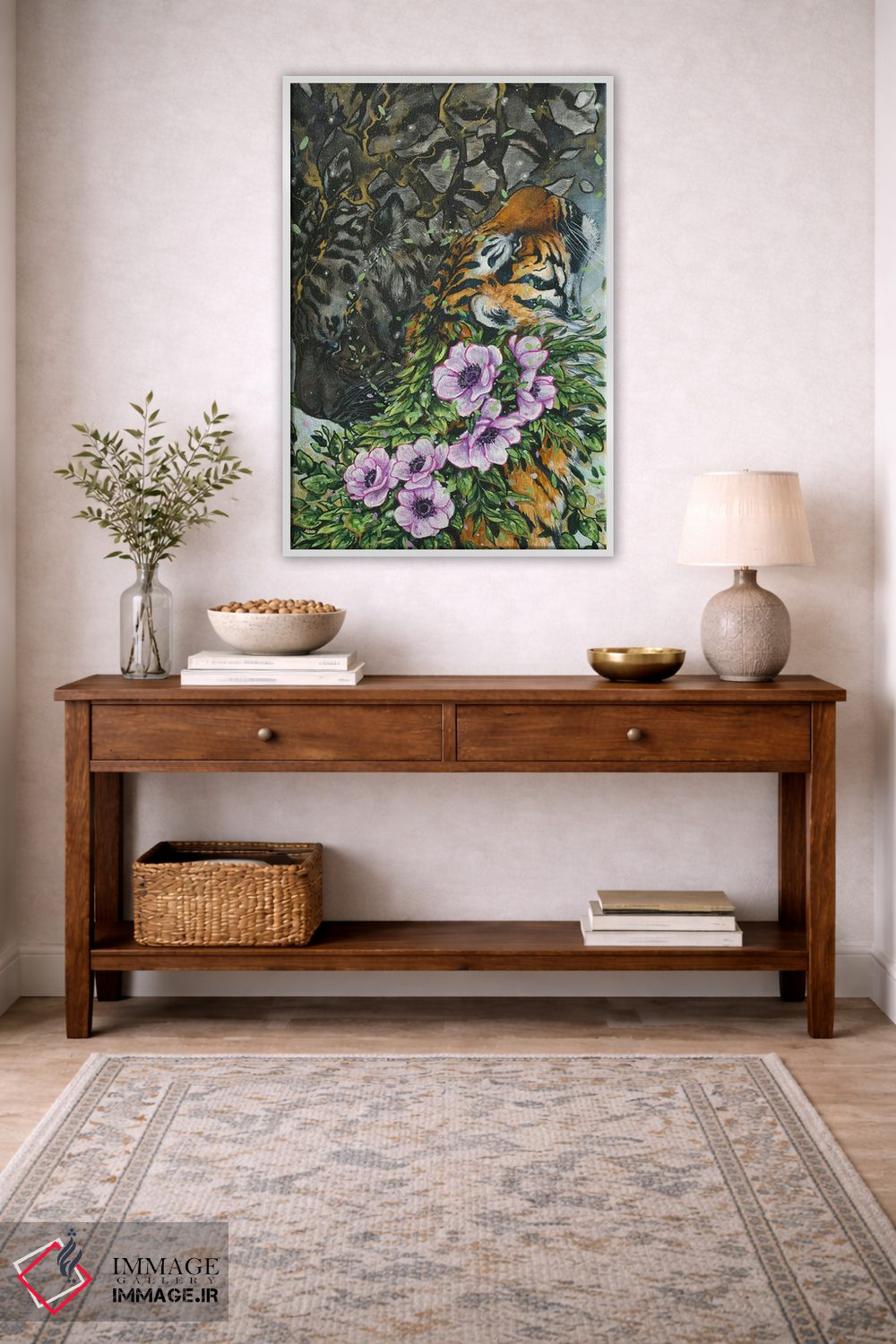 تابلو دکوراتیو تو تنها نیستی اثر جونا هیتینن - D3W