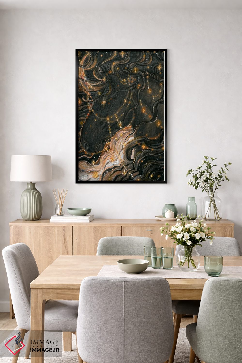 تابلو دکوراتیو ستاره نگر اثر جونا هیتینن - D6B