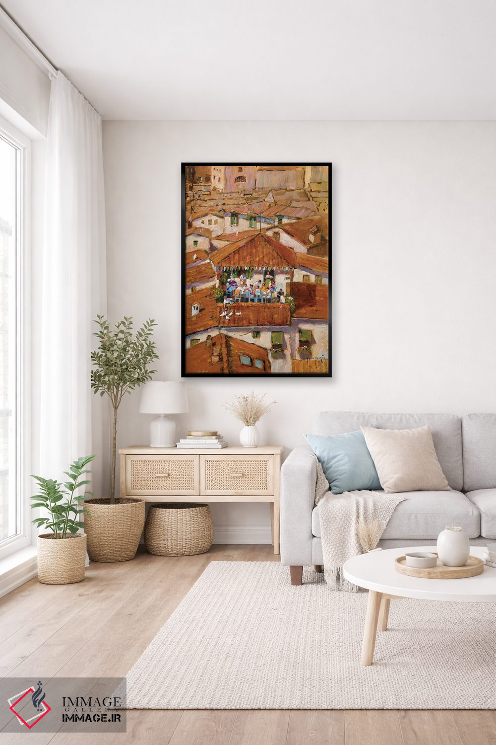 تابلو دکوراتیو جشن ها در توسکانی اثر جان هاسکینز - D5B