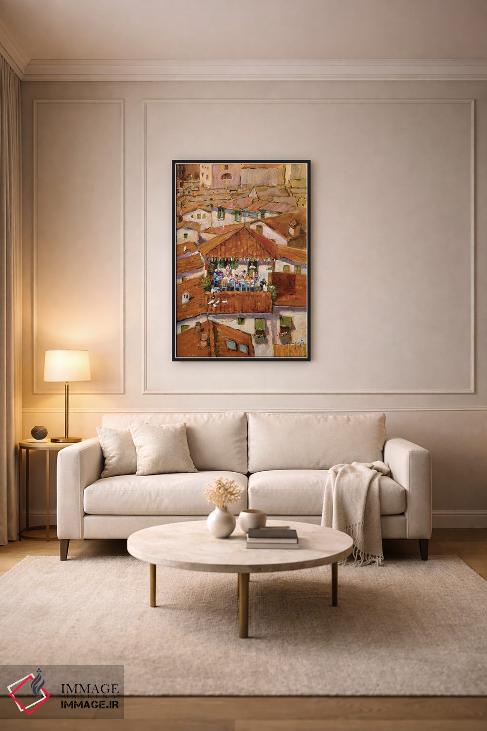 تابلو دکوراتیو جشن ها در توسکانی اثر جان هاسکینز - D6B