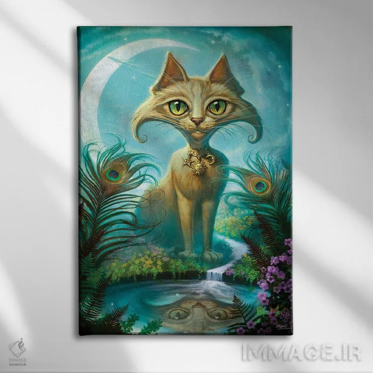 تابلو دکوراتیو بازتاب ها اثر جف هینی - نمای روبهرو روی دیوار