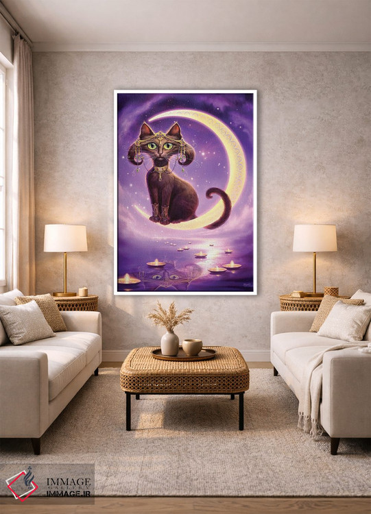 تابلو دکوراتیو لونا اثر جف هینی - D1W