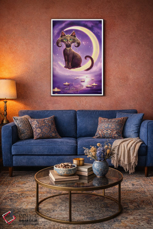 تابلو دکوراتیو لونا اثر جف هینی - D2W