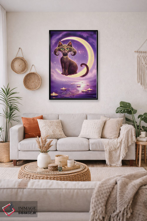 تابلو دکوراتیو لونا اثر جف هینی - D4B