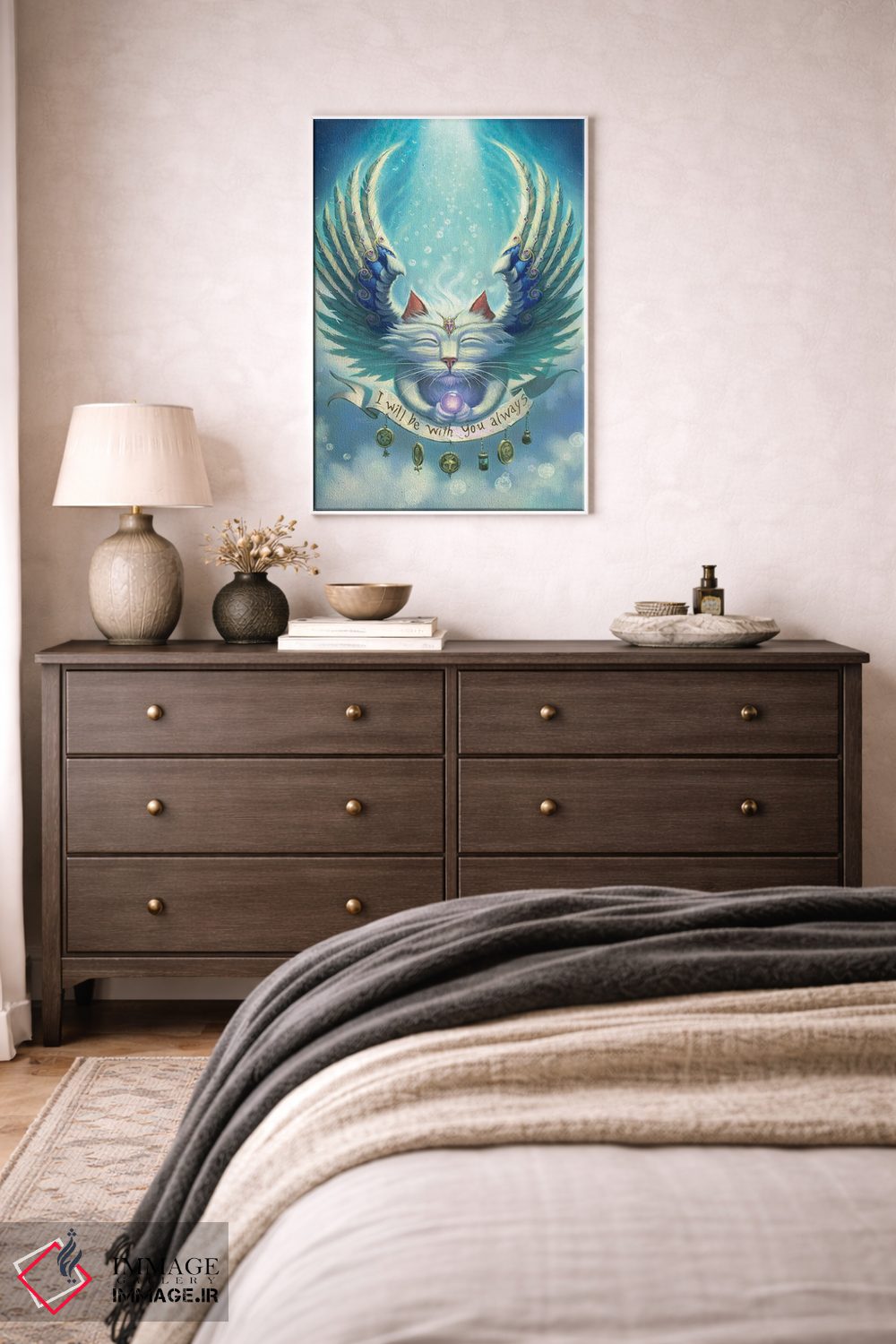 تابلو دکوراتیو همیشه همراهت باشم اثر جف هینی - D3W