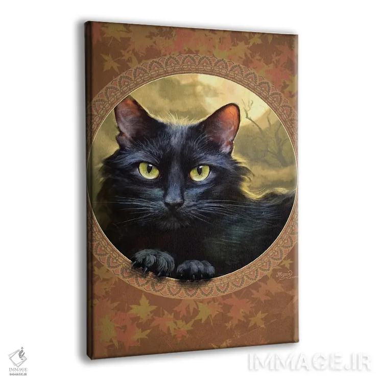 تابلو دکوراتیو سیاهی زیباست اثر جف هینی - نمای پرسپکتیو محصول