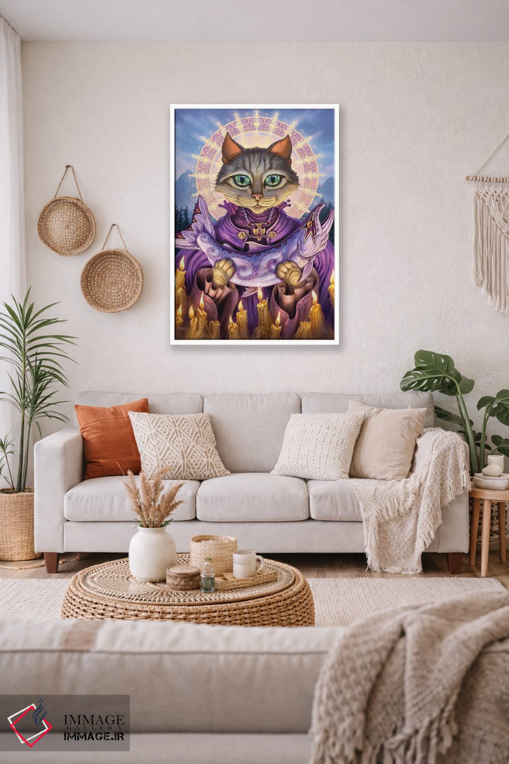 تابلو دکوراتیو قدیس سالمون ها اثر جف هینی - D1W