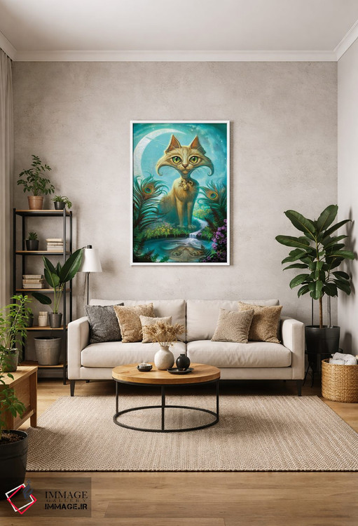 تابلو دکوراتیو بازتاب ها اثر جف هینی - D1W