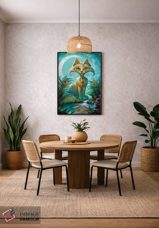 تابلو دکوراتیو بازتاب ها اثر جف هینی - D5B