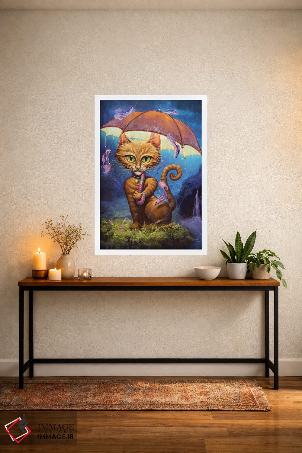 تابلو دکوراتیو آفتاب شخصی اثر جف هینی - D2W