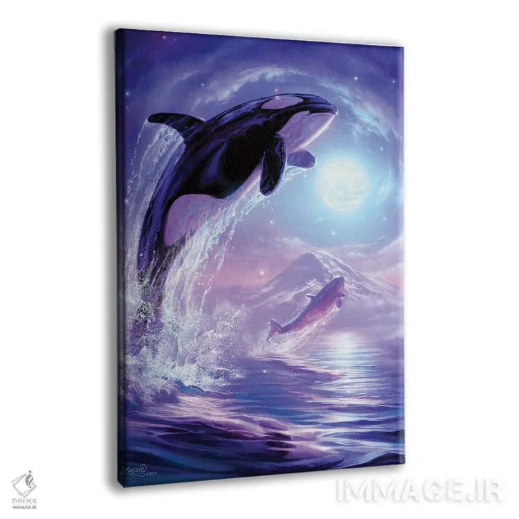 تابلو دکوراتیو لمس آسمان اثر جف هینی - نمای پرسپکتیو محصول