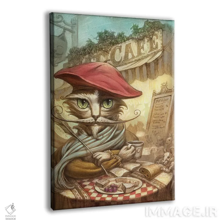 تابلو دکوراتیو نوشتن خاطراتم اثر جف هینی - نمای پرسپکتیو محصول