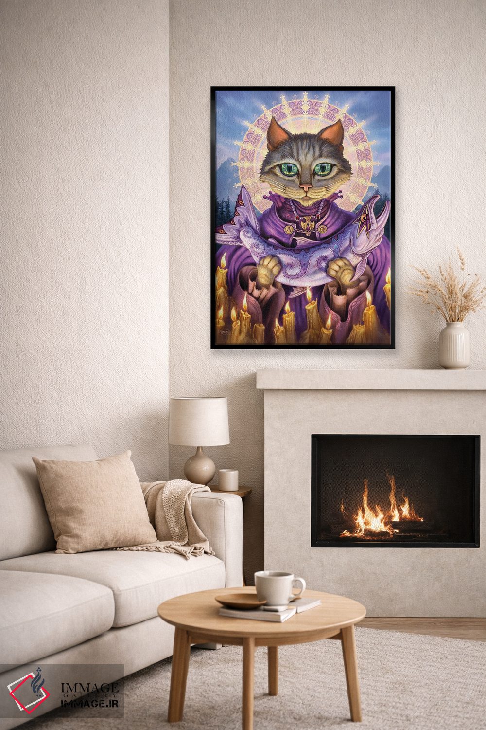 تابلو دکوراتیو قدیس سالمون ها اثر جف هینی - D6B