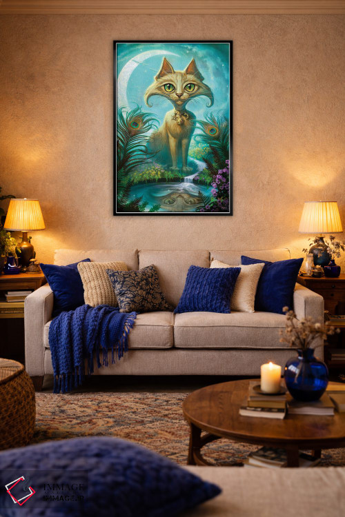 تابلو دکوراتیو بازتاب ها اثر جف هینی - D6B