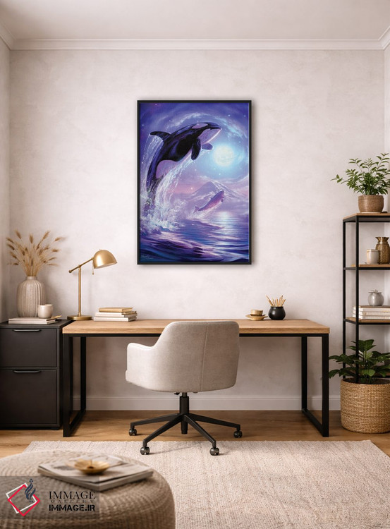 تابلو دکوراتیو لمس آسمان اثر جف هینی - D4B