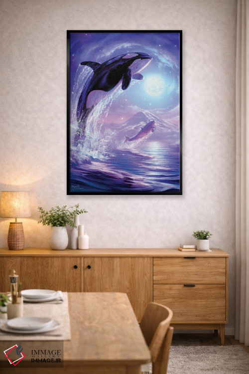 تابلو دکوراتیو لمس آسمان اثر جف هینی - D5B