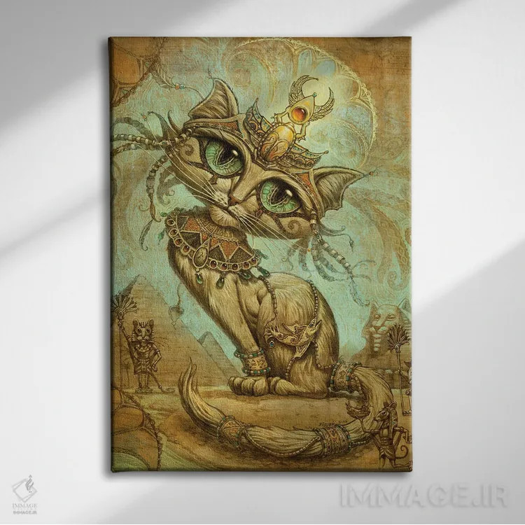 تابلو دکوراتیو کلوکاترا اثر جف هینی - نمای روبهرو روی دیوار