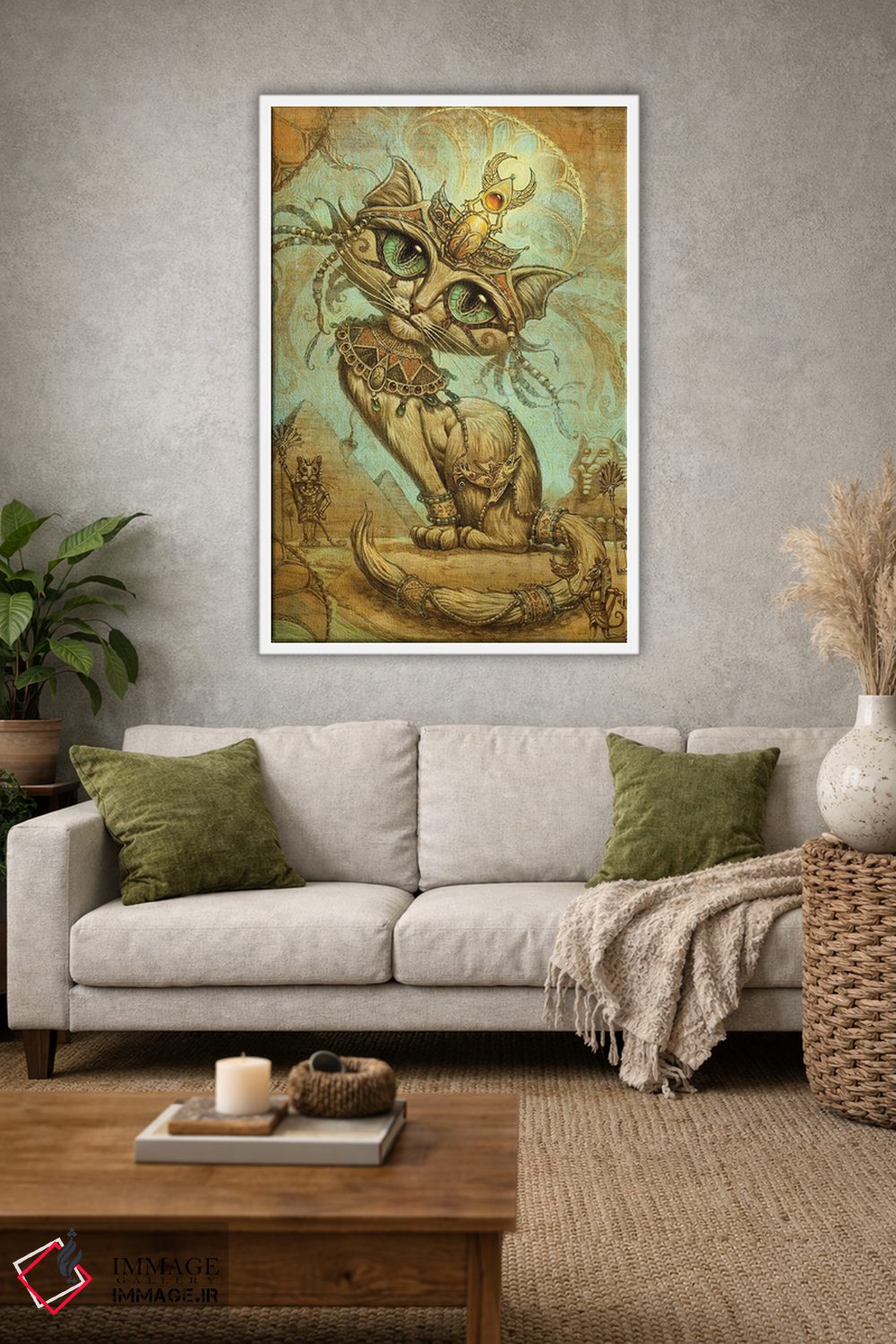 تابلو دکوراتیو کلوکاترا اثر جف هینی - D1W