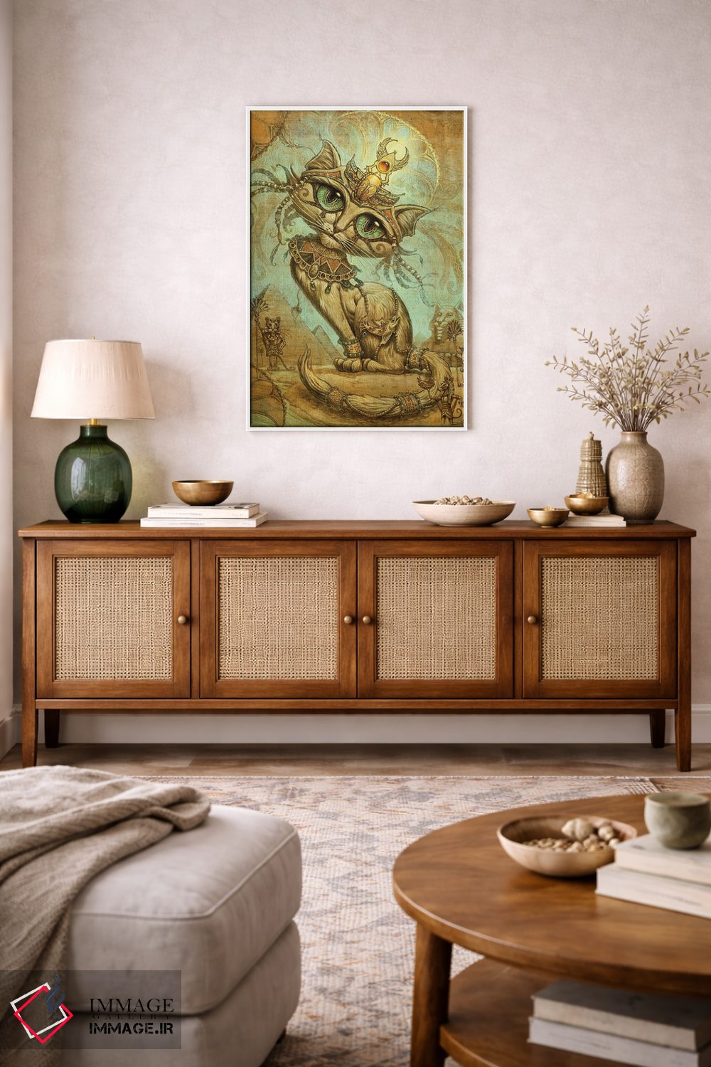 تابلو دکوراتیو کلوکاترا اثر جف هینی - D3W