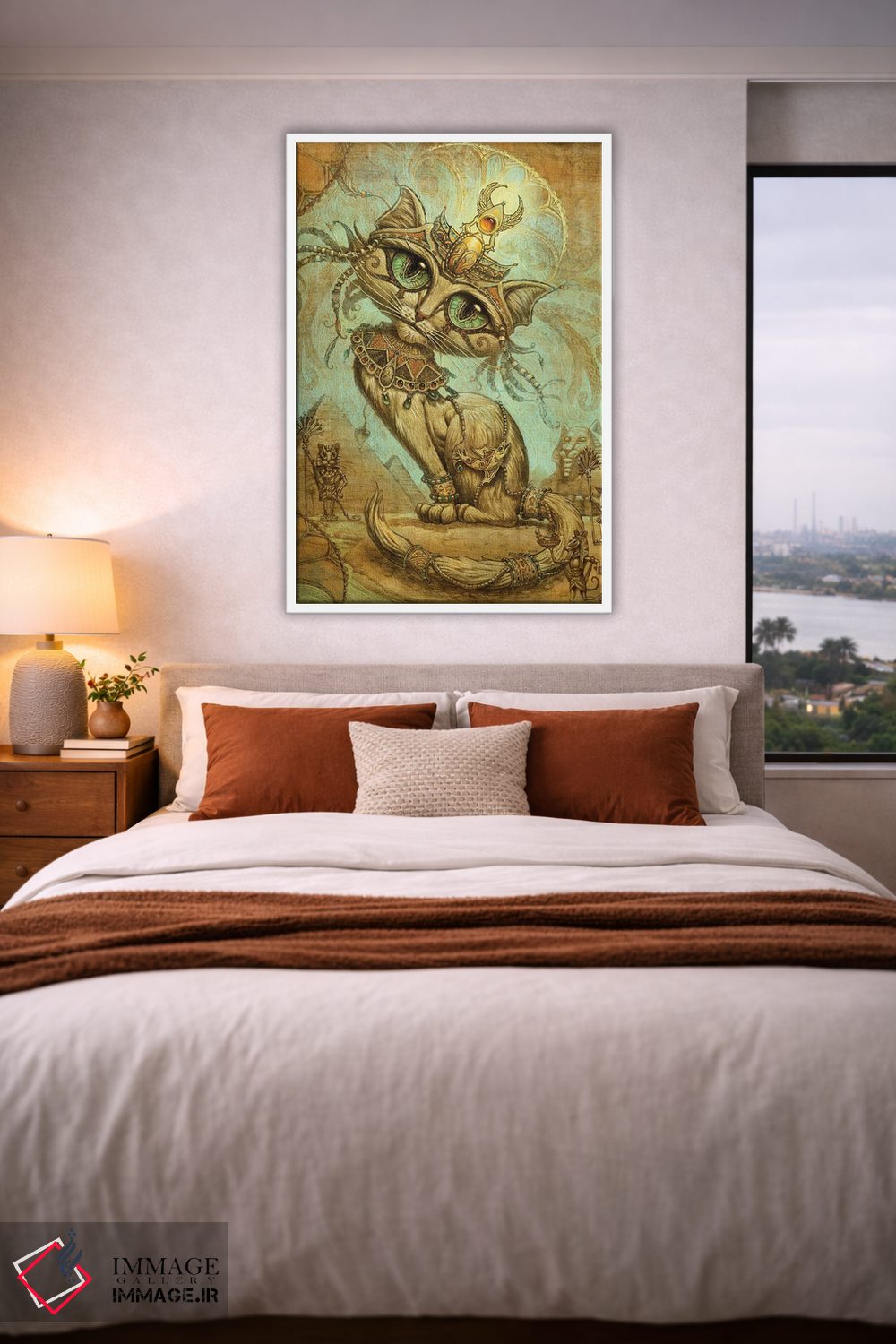 تابلو دکوراتیو کلوکاترا اثر جف هینی - D4W