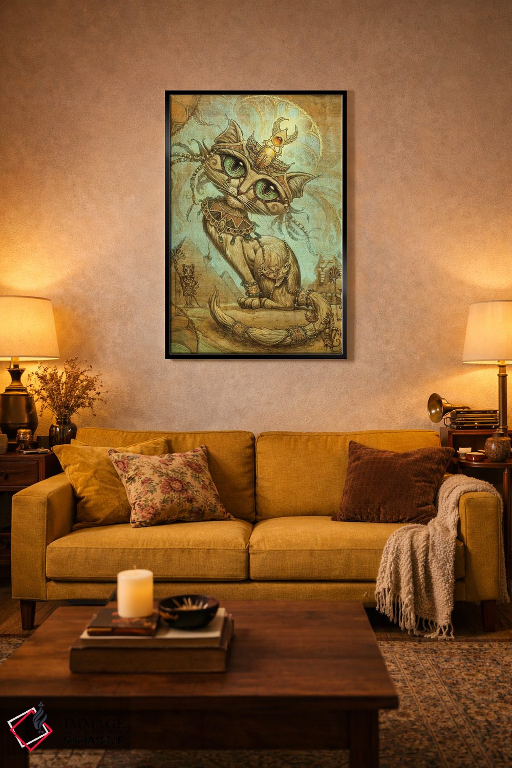 تابلو دکوراتیو کلوکاترا اثر جف هینی - D5B