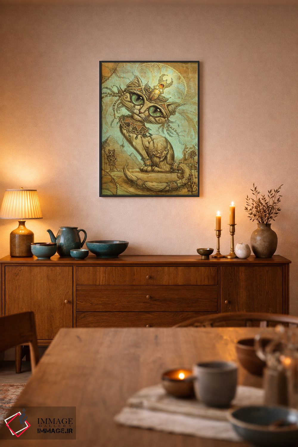 تابلو دکوراتیو کلوکاترا اثر جف هینی - D6B