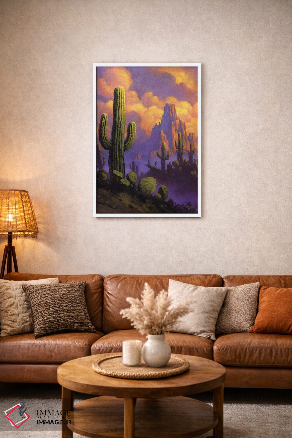 تابلو دکوراتیو نسیم صحرا اثر جف هینی - D2W