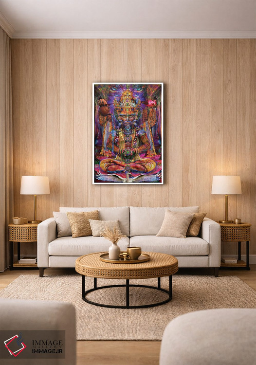 تابلو دکوراتیو برهما اثر جامبی - D1W