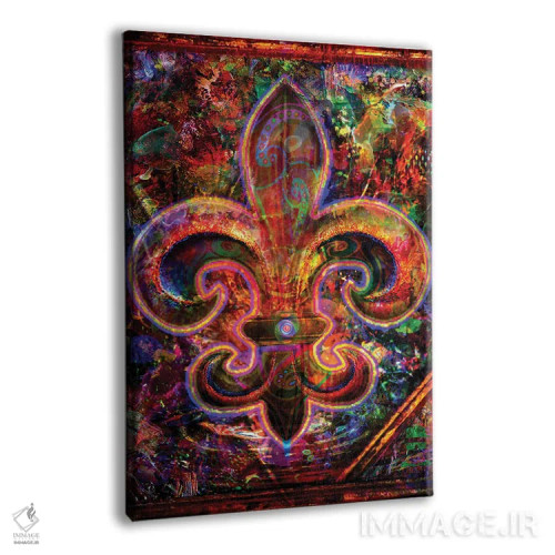 تابلو دکوراتیو فلردلیس اثر جامبی - نمای پرسپکتیو محصول